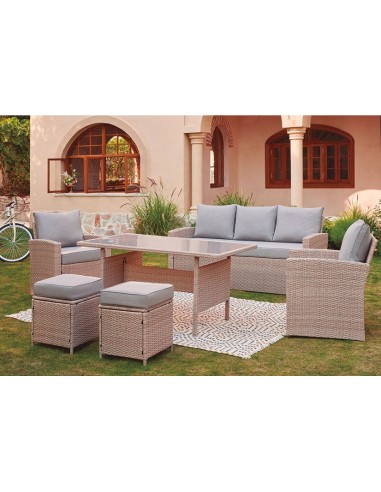 CONJUNTO DE JARDIN RATTAN MOD. MADAGASCAR