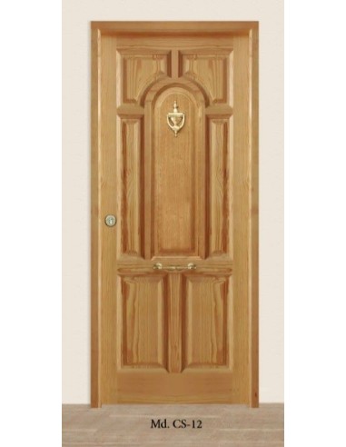 PUERTA DE CALLE MODELO CS-12 210 x 95 CM VARIOS ACABADOS