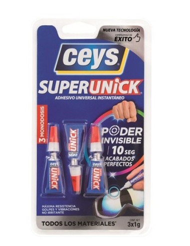 PEGAMENTO SUPERUNICK 3 MONODOSIS 1 GRAMO CEYS