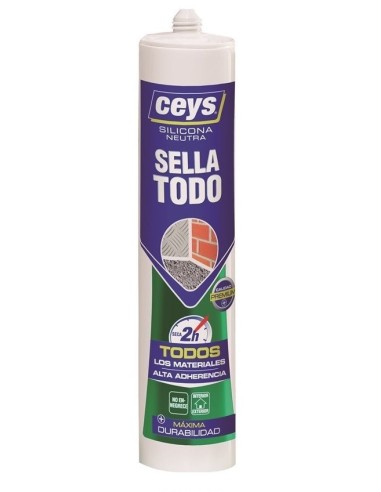 SILICONA SELLATODO CYES NEUTRA SECADO XPRESS BLANCO 280 ML