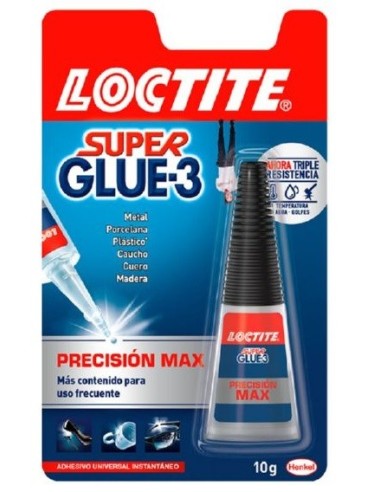 PEGAMENTO ADHESIVO SUPER GLUE-3 MAXI GEL 10 GRAMOS