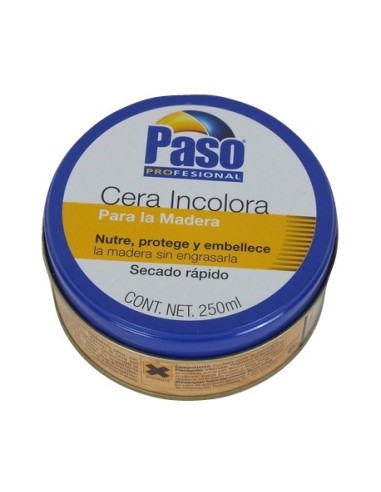 CERA INCOLORA PARA MADERA 250 ML