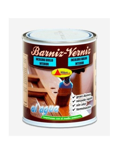 BARNIZ AL AGUA BRILLO 375 ML