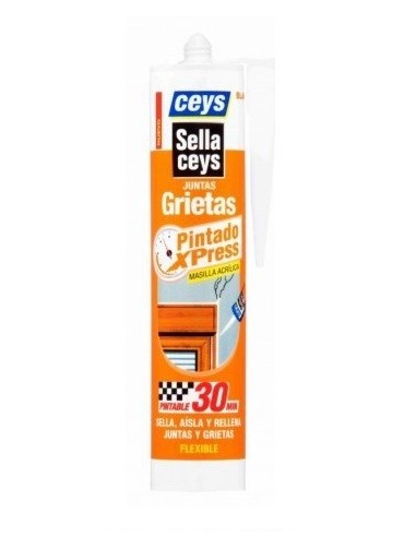 SELLADOR DE GRIETAS PINTADO XPRESS BLANCO 280ML CEYS