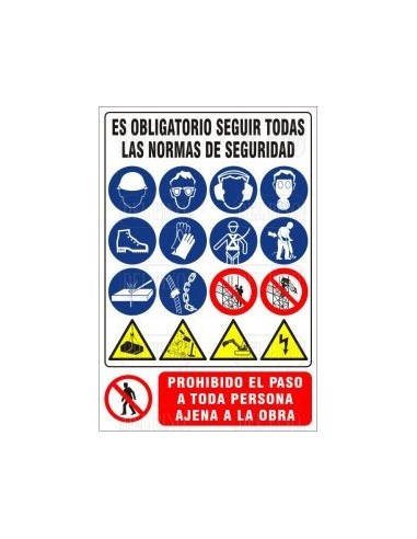 CARTEL 276 OBRAS MULTIPLE 750X500mm