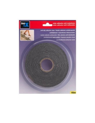 CINTA ANTIDESLIZANTE NEGRO 25MM 15MTS