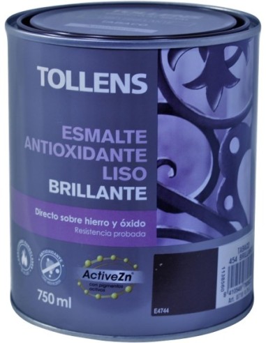 ESMALTE TOLLENS ANTIOX LISO BRILLO 750ML TABACO