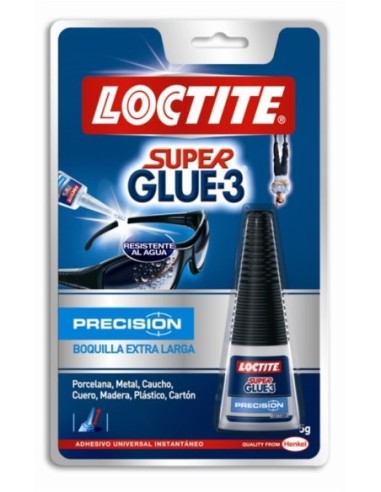 PEGAMENTO ADHESIVO SUPER GLUE-3 LOCTITE PRECISION 5 GRAMOS