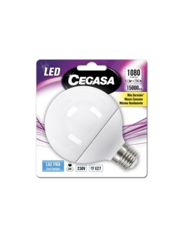 BOMBILLA LED GLOBO E27 11,3W FRIA xxx