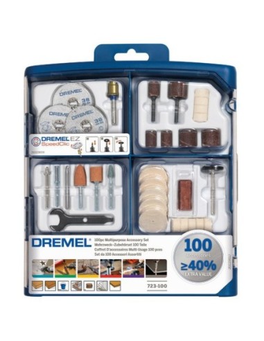 SET ACCESORIOS DREMEL 5723JA 100PZAS