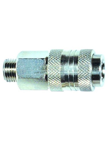 ENCHUFE RAPIDO UNIVERSAL NEUMATICA MACHO 1/4"