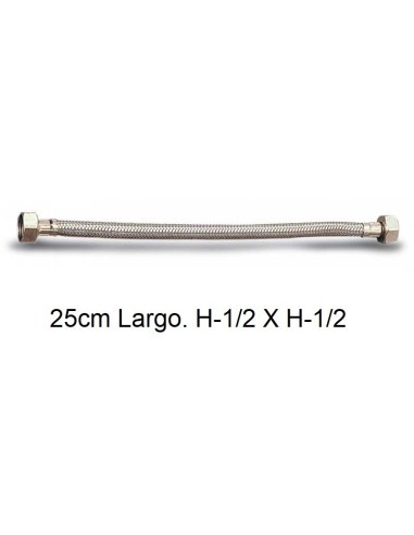 LATIGUILLO FLEXIBLE 13MM 25CM H 1/2"X H 1/2"