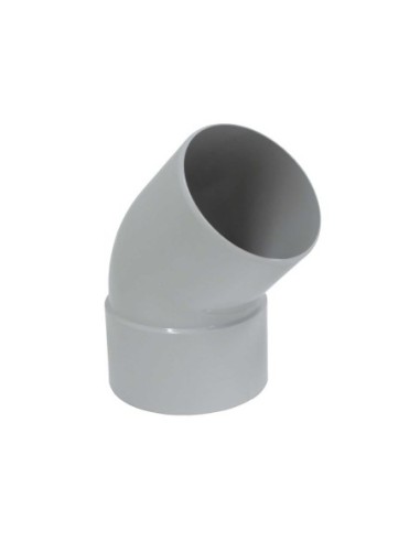 CODO 45º M-H 80MM CANALON GRIS