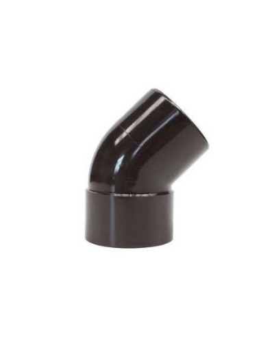 CODO 45º M-H 80MM CANALON MARRON