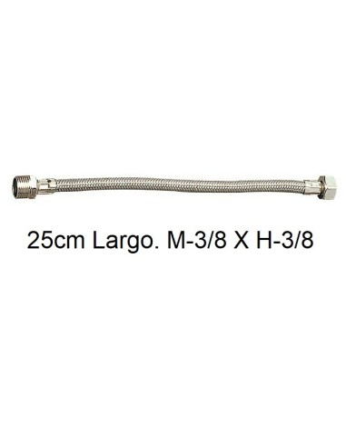 LATIGUILLO FLEXIBLE 13MM 25CM M 3/8"X H 3/8"