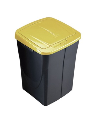 CUBO ECOBIN 45L TAPA AMARILLA