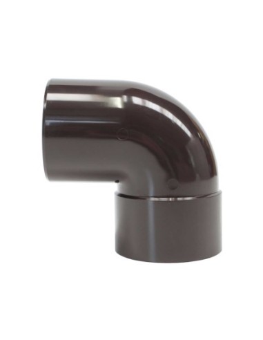 CODO 87º M-H 80MM CANALON MARRON