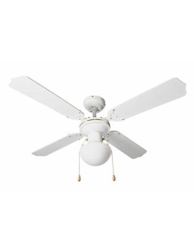 VENTILADOR DE TECHO LAMPARA BLANCO VTR1000