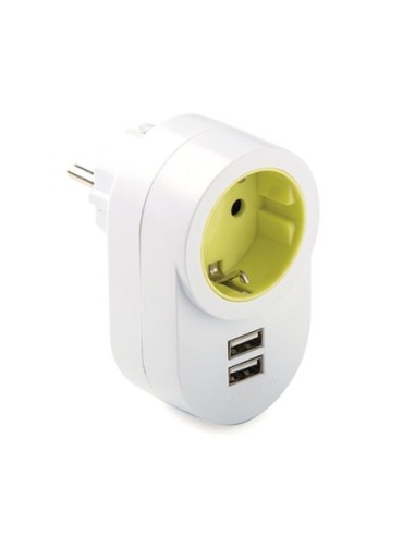 ADAPTADOR TT LATERAL 16A-250 +2 USB