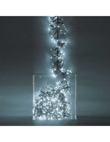 NAVIDAD GUIRNALDA LUCES 384 LED BLANCA