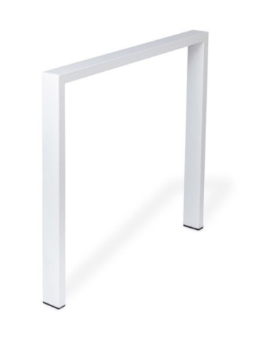 PATA DE ACERO FORMA U 60X71 ALTO BLANCO