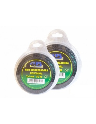 HILO DESBROZADORA NYLON 2,7MMX15M HELICOIDAL