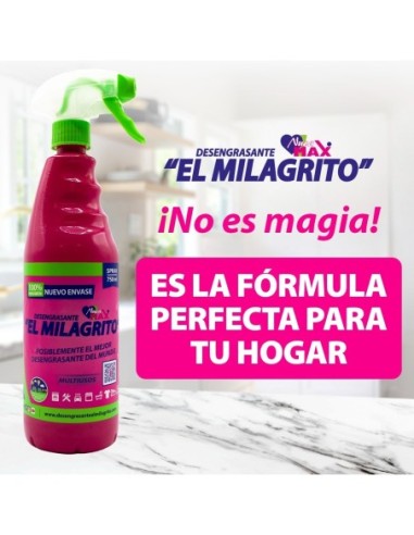 QUITAGRASAS EL MILAGRITO 750 ML PISTOLA