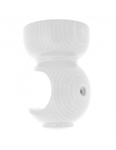 SOPORTE CORTINA BLANCO DE 12 mm 2UD