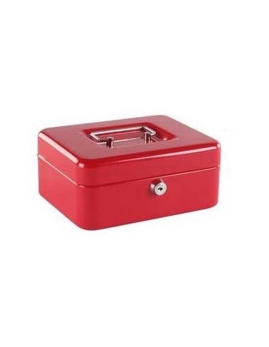 CAJA CAUDALES FERROTECH CON BANDEJA Nº3 ROJA