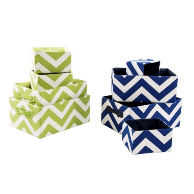 CESTAS TELA POLIESTER SET 4 PIEZAS xxx de SuInPlas