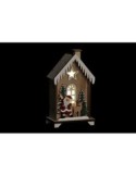 NAVIDAD CASA LED MADERA 9,5X5,5X15,5 CASA 2 SURT. xxx de SuInPlas
