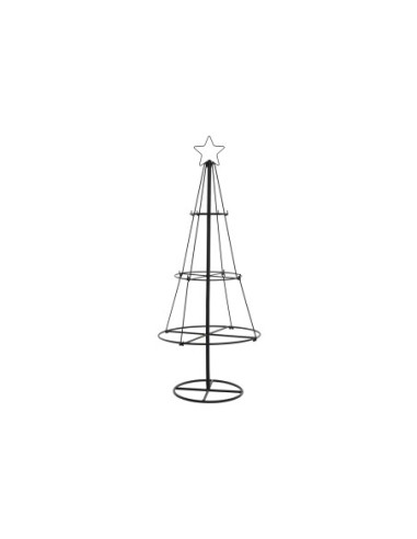 NAVIDAD ARBOL METAL 43X43X104 NEGRO xxx