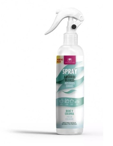 ABSORBE OLORES SPRAY 250ML BEBE Y COLONIA