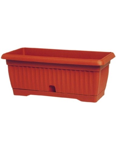 JARDINERA PLASTICO C/ PLATO 42CM xxx