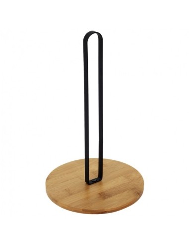 PORTARROLLO DE COCINA BAMBU Y METAL