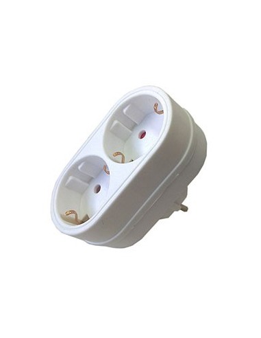 ADAPTADOR SCHUKO 2 TOMAS 16A FRONTALES