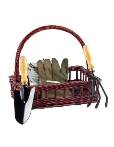 CESTA SET JARDINERIA MIMBRE