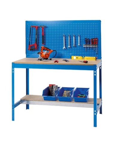 MESA DE TRABAJO SIMONWORK BT2 1200 AZUL/MADERA