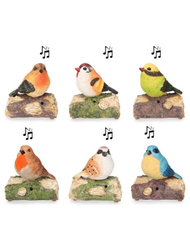 PAJARO MUSICAL CON SENSOR 12CM