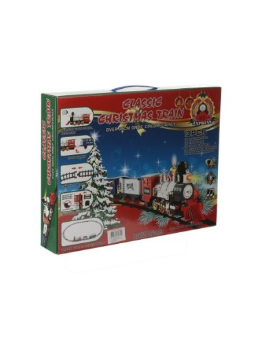 NAVIDAD TREN DECORATIVO 13 PIEZAS