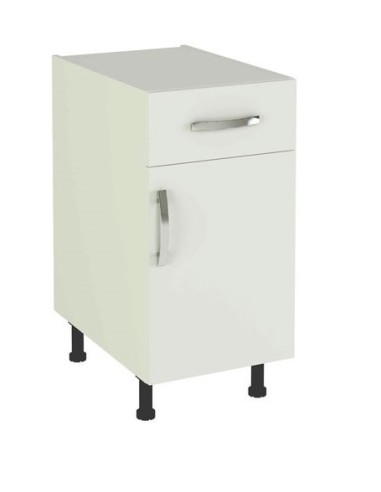 MUEBLE KIT COCINA COMPLETO BLANCO BAJO DE 40 CM CON CAJON