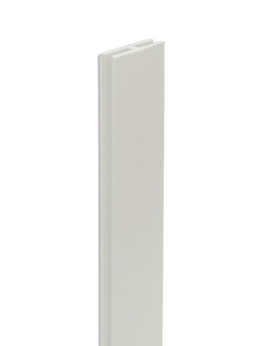 PERFIL PVC FORMA H PARA CELOSIA 0,97 M BLANCO