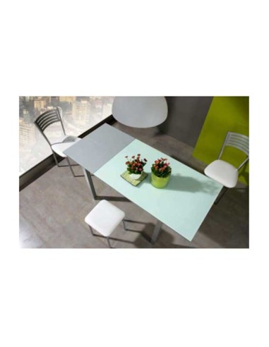 MESA LEKA EXTENSIBLE BLANCO 110X70