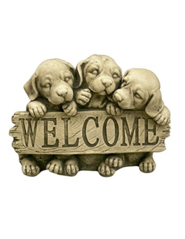 FIGURA ANIMALES WELCOME PERROS