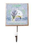 PERCHERO PARED MADERA METAL LAVANDA   xxx de SuInPlas