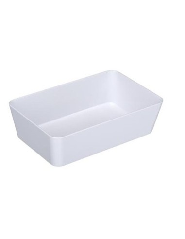 CESTA BLANCO ORDEN 22X14X6CM