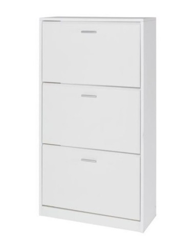 MUEBLE ZAPATERO 3 TRAMPONES BLANCO REF. K303