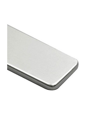 CANTONERA ENCIMERA RECTA R2 650X30MM PLATA MATE