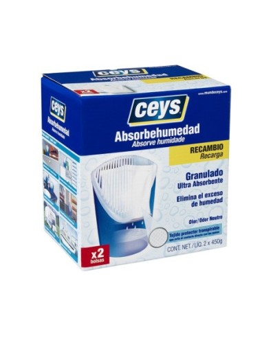 ABSORBE HUMEDAD CEYS SALES REPUESTO 450G X 2