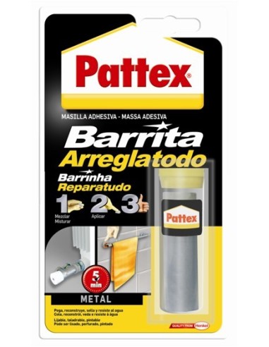 BARRITA ARREGLATODO PATTEX METAL 48G